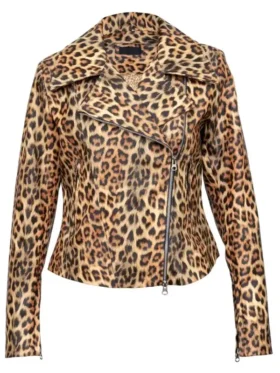 Rita Ora Leopard Print Jacket 2026 View Look