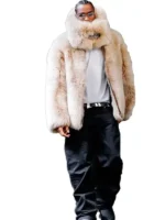 SGA Fur Jacket view look showing fur jacket shape, sleeve structure, and clean outerwear fit