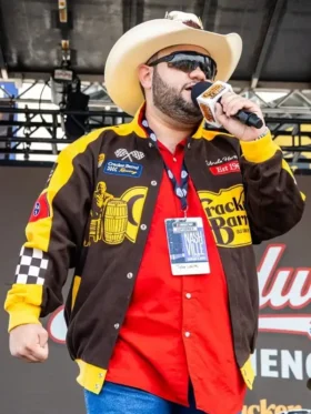 Series Cracker Barrel 400 Racing Jacket Closure View