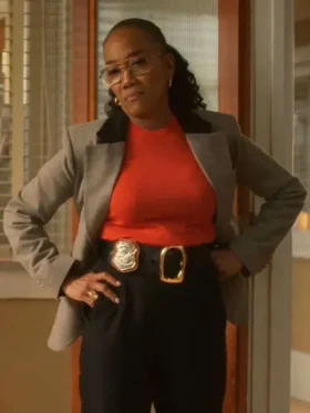 Sonja Sohn Will Trent S04 Grey Blazer Closure View