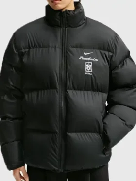 South Korea PEACEMINUSONE Puffer Jacket Front View