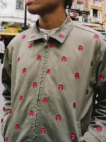 Spitfire x Supreme Work Jacket Close-Up View