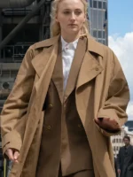 Steal 2026 Sophie Turner Trench Coat Front View
