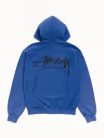 Stussy x OL Beach Roots Zip Garment Hoodie Back