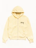 Stussy x OL Beach Roots Zip Garment Hoodie Front Look