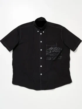 Stussy x OL Borrowed Bd Short Sleeve Shirt Front View