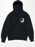 Stussy x OL Buana Black Hood Front View