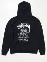 Stussy x OL Surfman Black Hood Back View