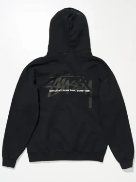 Stussy x OL Yin Yang Hood Back View