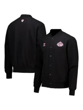Sunderland x Elvis Hummel Away Matchday Varsity Jacket Black Both Side View
