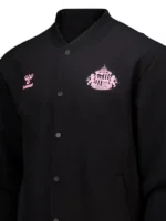 Sunderland x Elvis Hummel Away Matchday Varsity Jacket Close-Up View