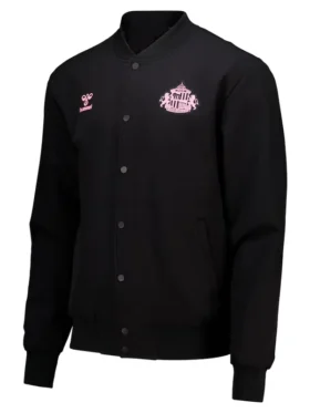 Sunderland x Elvis Hummel Varsity Jacket Front View