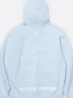 Supreme x Jordan Zip Up Hooded Back Look