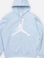 Supreme x Jordan Zip Up Hooded Close-Up View