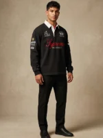 Supreme x La Jacob & Co Martina Rugby Shirt Black