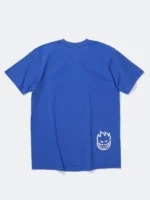 Supreme x Spitfire Flag T-Shirt Blue Back View