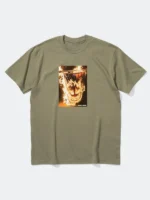 Supreme x Spitfire Flag T-Shirt Olive Green Front View