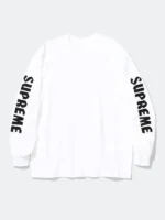 Supreme x Spitfire Long Sleeve T-Shirt White Front View