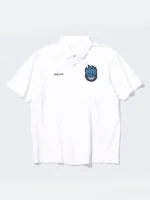 Supreme x Spitfire Polo Shirt White Front View