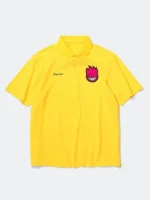 Supreme x Spitfire Polo Shirt Yellow Front View