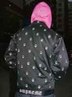 Supreme x Spitfire Work Jacket Back Look