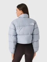 THE NORTH FACE Womens Nuptse Short Jacket Back View