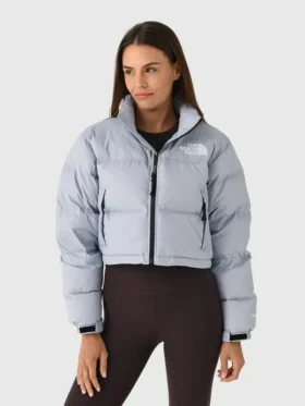 THE NORTH FACE Womens Nuptse Short Jacket Front View