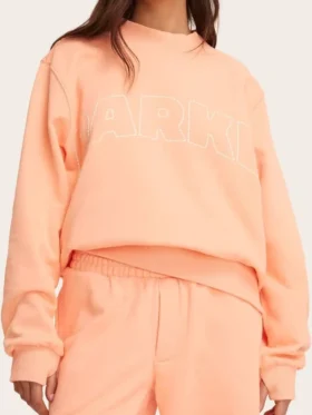 Target x Parke Mockneck Peach Sweatshirt