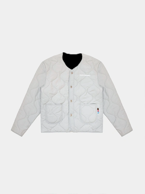 The Pink x Alpha Industries Liner Jacket Front View The Pink x Alpha Industries Liner Jacket Front View