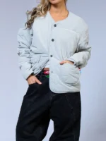 The Pink x Alpha Industries Liner Jacket View Look