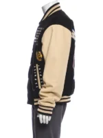 Travis Scott Cactus Jack Fragment Manifest Letterman Jacket Left View