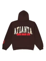 Travis Scott x Cactus Free Thugger Hoodie look showing casual hoodie shape, hood, and sleeve design