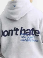Womens Pull And Bear don't hate hoodie Back Look