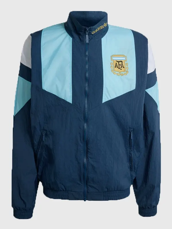World Cup 2026 Argentina EQT Track Jacket Front View