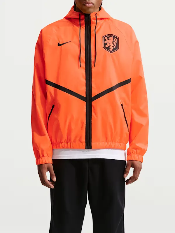 World Cup Netherlands Anthem Jacket Front View World Cup Netherlands Anthem Jacket Front View