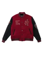 World Of Warcraft Horde Varsity Jacket Front View