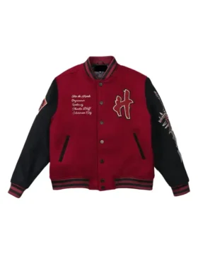 World Of Warcraft Horde Varsity Jacket Front View