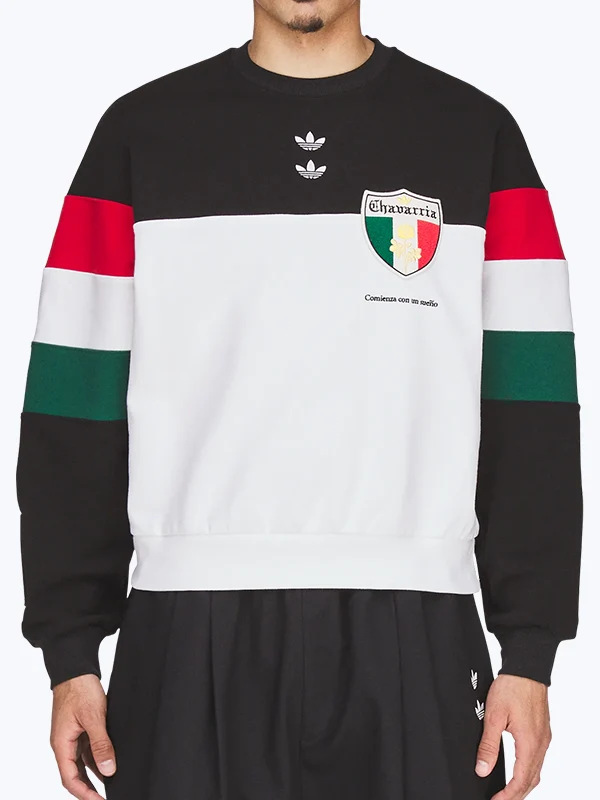 adidas Chavarria Chicano Crewneck T-Shirt Front View