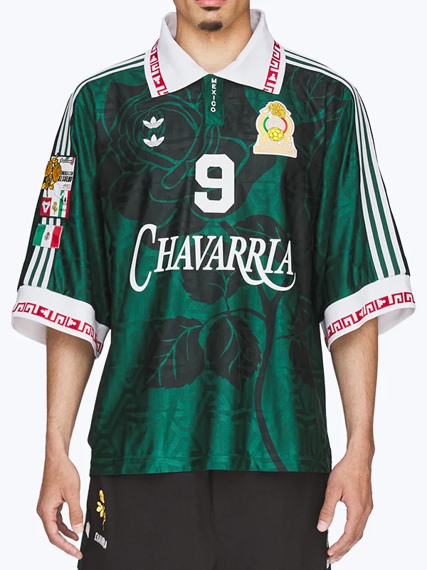 adidas Chavarria Mexico Jersey Front View adidas Chavarria Mexico Jersey Front View