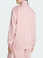 adidas Satin Ruffle 3 Firebird Track Jacket Back View
