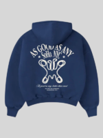 As Good As Any Soho NYC Hoodie: Black and Blue - Image 5