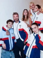 Clean studio profile presentation highlighting the premium weave of the Intra Nations England Jacket.