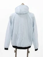 Back view of Nike France mesh anthem jacket showing full ventilated mesh construction and hood