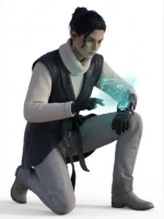 007 First Light Isola Vale Leather Vest View Look