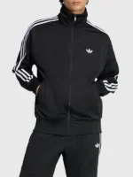 Front look of Adidas Lewis Capaldi Track Jacket featuring modern trackwear styling and clean sporty details