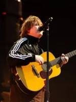 Adidas Lewis Capaldi Track Jacket with a sporty trackwear look, premium finish, and casual celebrity style