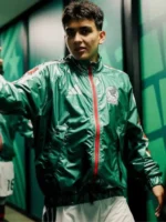 Adidas Mexico 2026 Anthem Jacket Front View