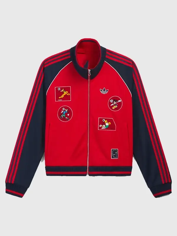 Adidas x Brain Dead x Disney Track Jacket Front View Adidas x Brain Dead x Disney Track Jacket Front View