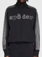 Adidas x SP5DER Rhinestone Track Jacket Front View
