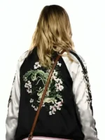 All Night Wrong Maria Bakalova Varsity Jacket Back View